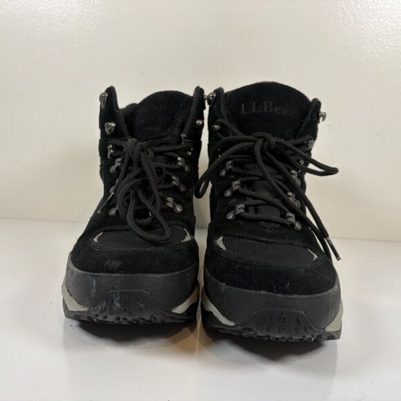 LL Bean Hiking Boots Mens Size 8.5 Black Suede Insulated Primaloft Winter main image 6